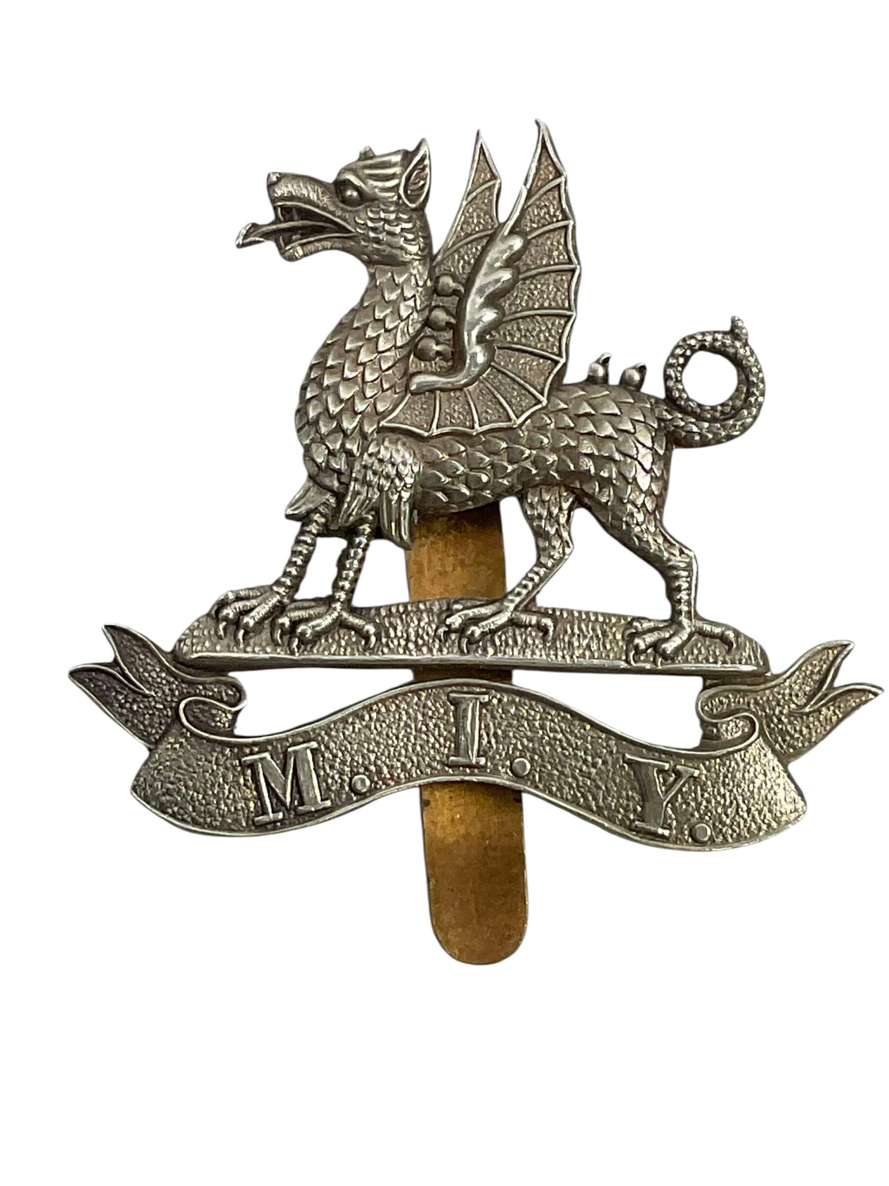 WW1 British BEF Montgomeryshire Imperial Yeomanry Cap Badge WW1 British BEF Montgomeryshire Imperial Yeomanry Cap Badge