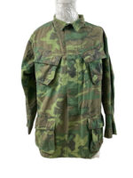 US USMC ERDL Camouflage Ripstop Shirt Dated 1969 Size Medium Regular