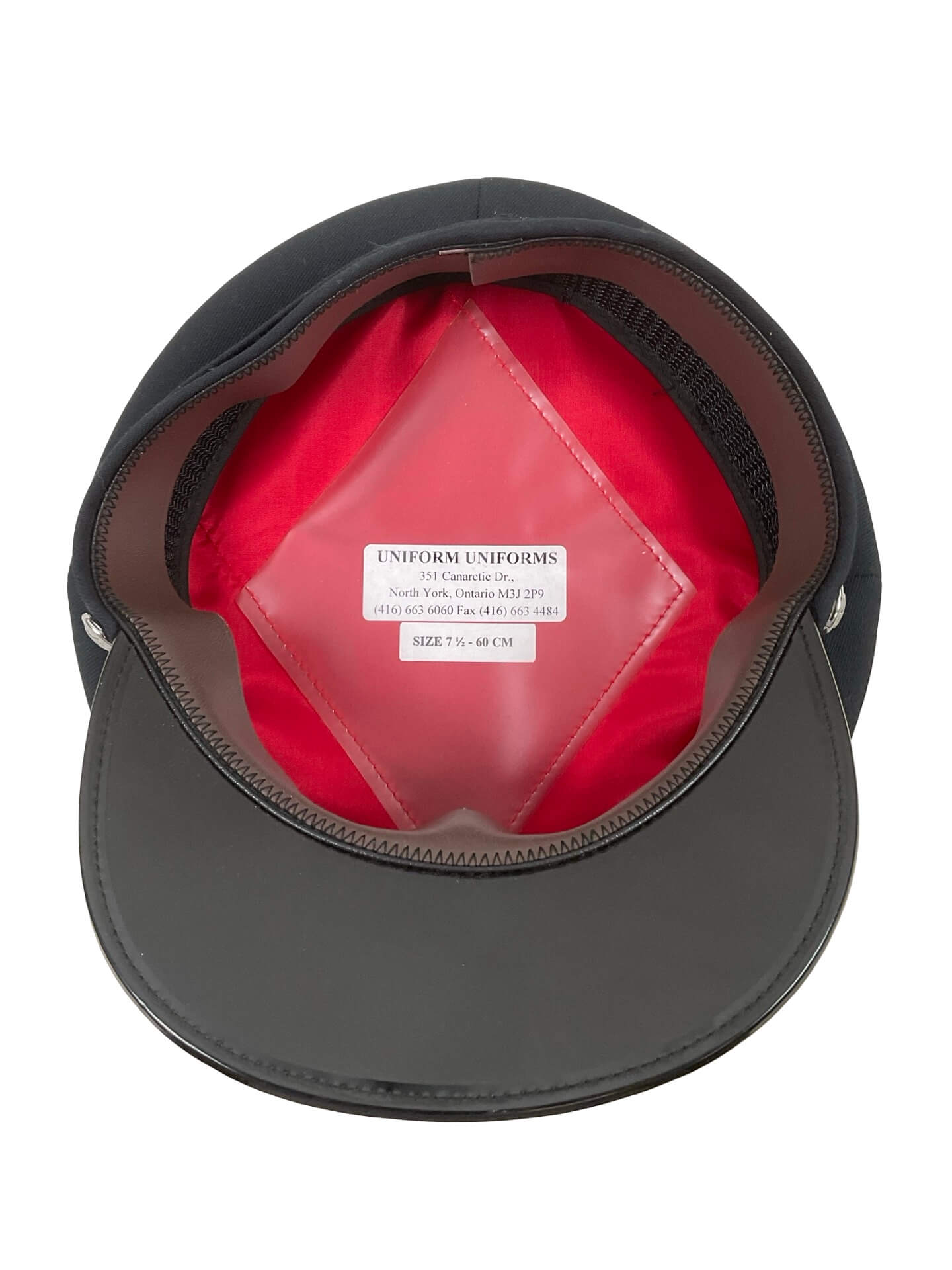 Canadian Fire Department Other Ranks Peak Cap Hat With Badge Size 7 1/2 Canadian Fire Department Other Ranks Peak Cap Hat With Badge Size 7 1/2