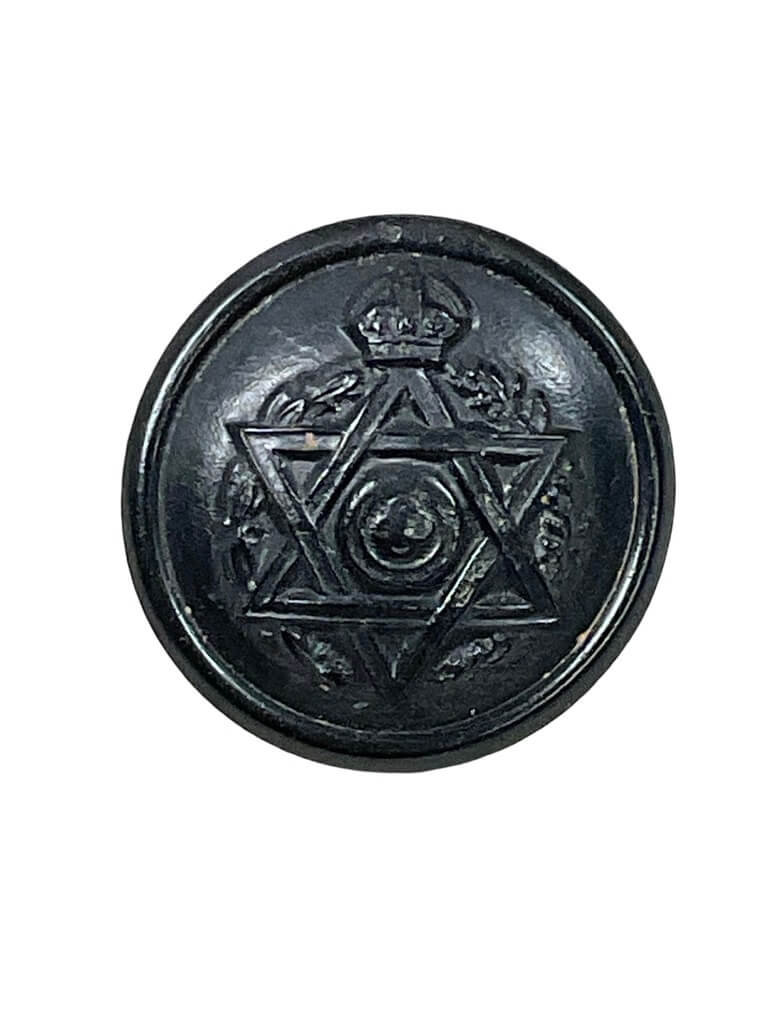 WW2 British Jewish Chaplain Bakelite Large Size Button WW2 British Jewish Chaplain Bakelite Large Size Button