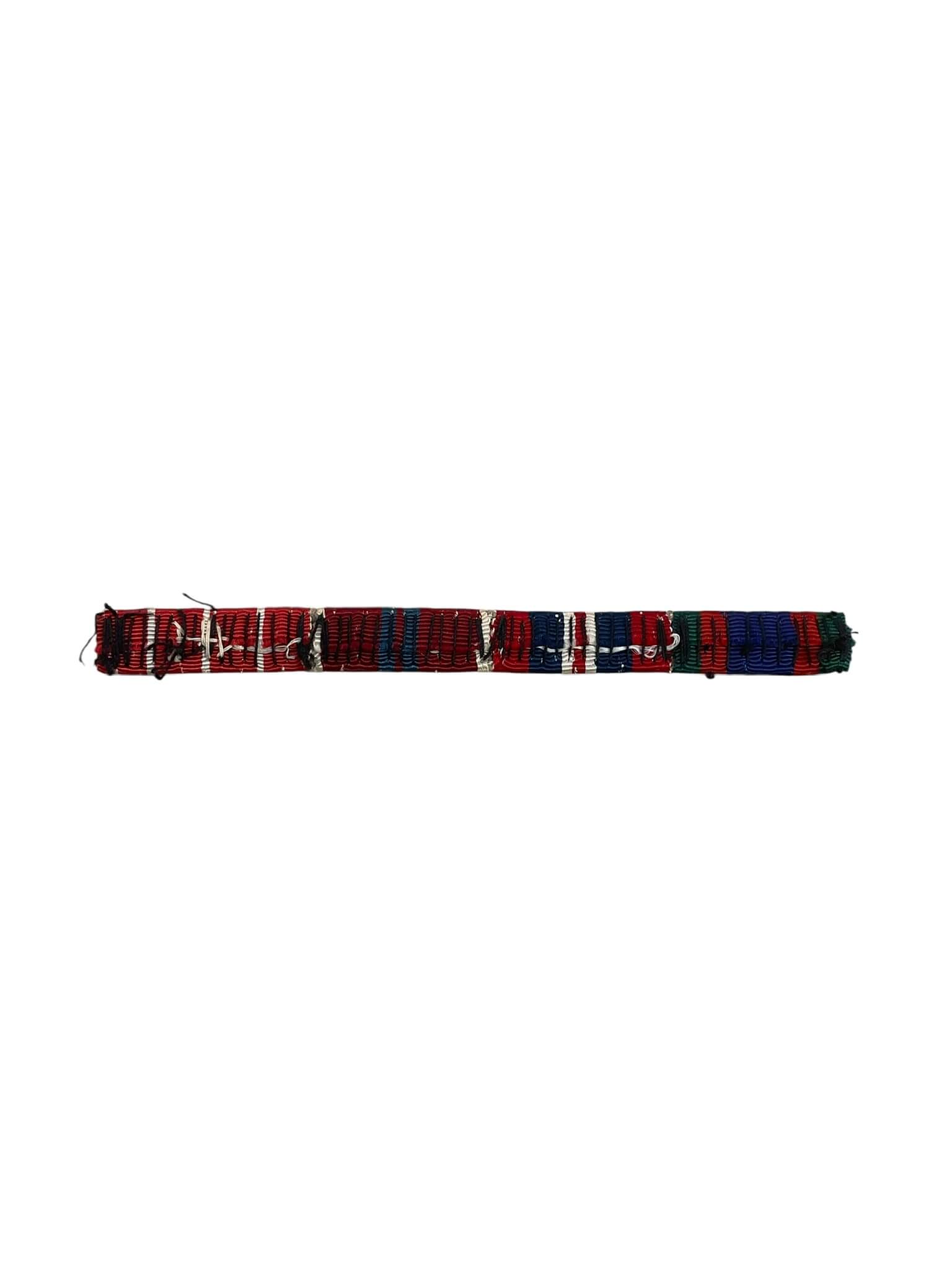 WW2 Canadian 4 Place Ribbon Bar With CD WW2 Canadian 4 Place Ribbon Bar With CD