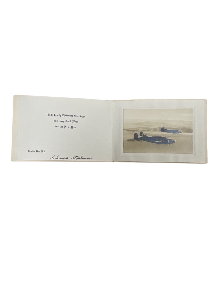 WW2 Canadian RCAF Christmas Card Patricia Bay B.C. WW2 Canadian RCAF Christmas Card Patricia Bay B.C.