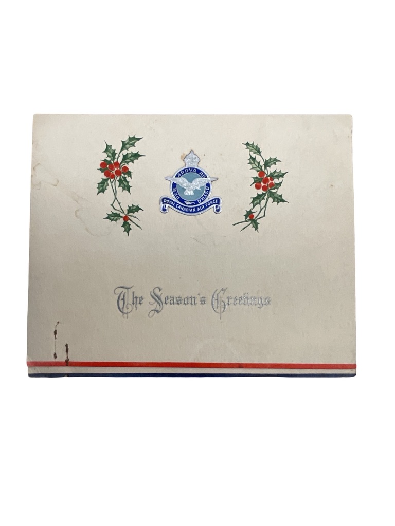 WW2 Canadian RCAF Christmas Card Unissued WW2 Canadian RCAF Christmas Card Unissued