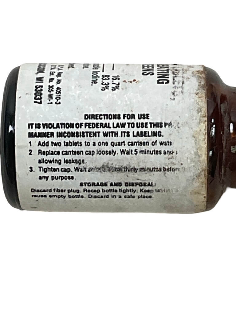 US Army Purification Tablets With Contents 2 US Army Purification Tablets With Contents 2
