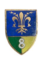French Army 8th Dragoon Regiment Pocket Badge French Army 8th Dragoon Regiment Pocket Badge