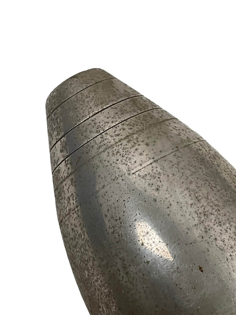 WW1 British BEF 18 Pounder Shell Chromed INERT WW1 British BEF 18 Pounder Shell Chromed INERT