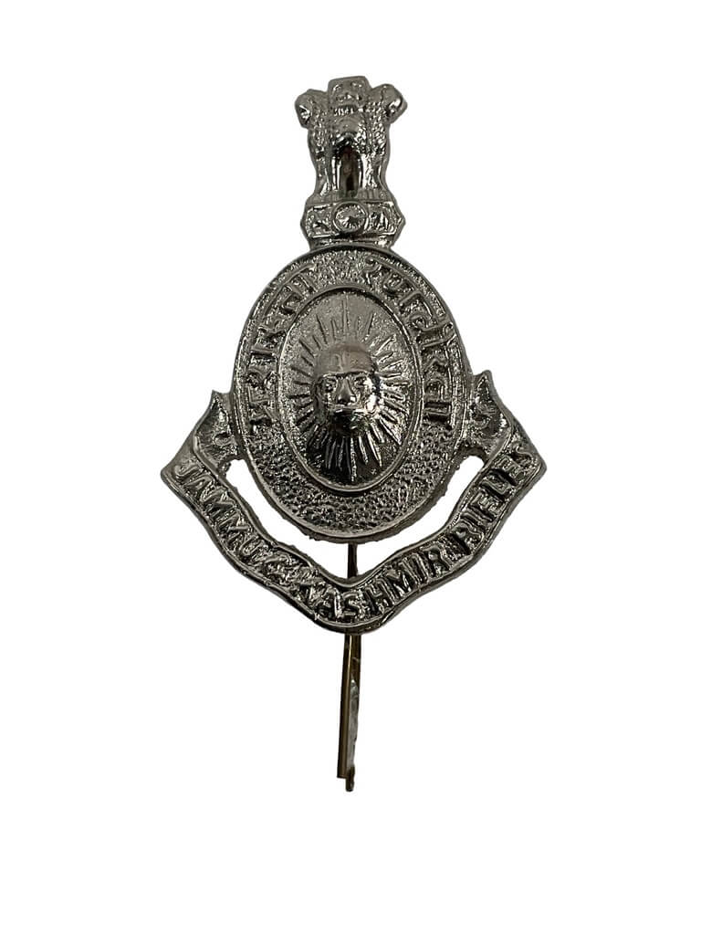 Indian Army Jammu Kashmir Rifles Regiment Cap Badge Indian Army Jammu Kashmir Rifles Regiment Cap Badge