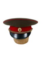 Russian Soviet Infantry Peak Cap Hat Size 59 Russian Soviet Infantry Peak Cap Hat Size 59