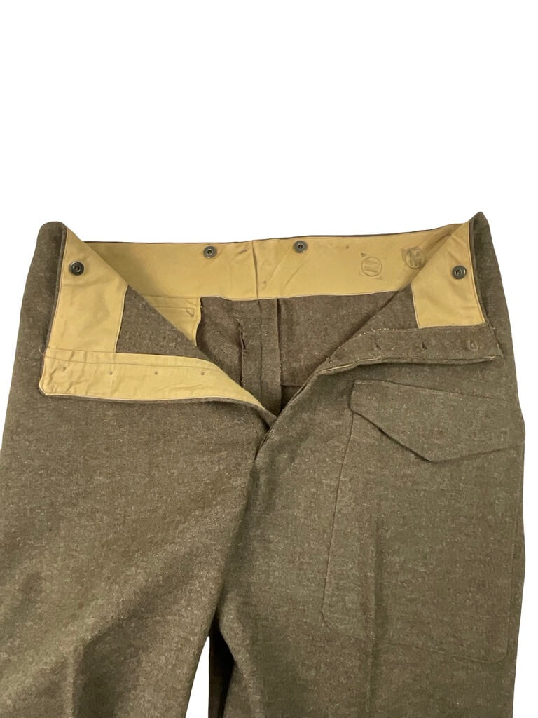 Canadian Army Battledress Trousers Pants Size 27 Dated 1958 Canadian Army Battledress Trousers Pants Size 27 Dated 1958