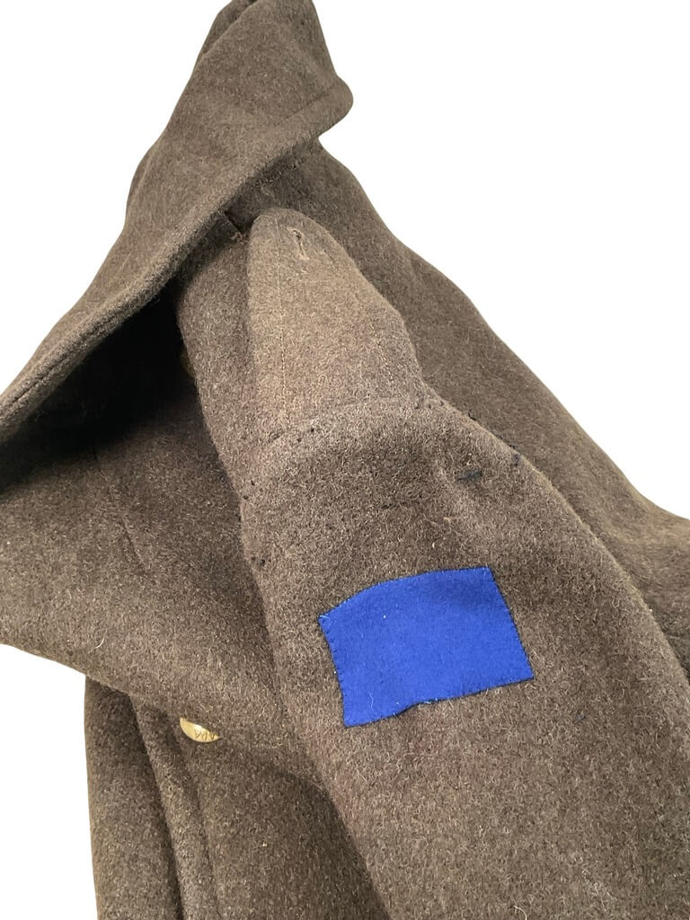 WW2 Canadian Army Greatcoat Size 8 Dated 1942 With 2nd Division Patches WW2 Canadian Army Greatcoat Size 8 Dated 1942 With 2nd Division Patches