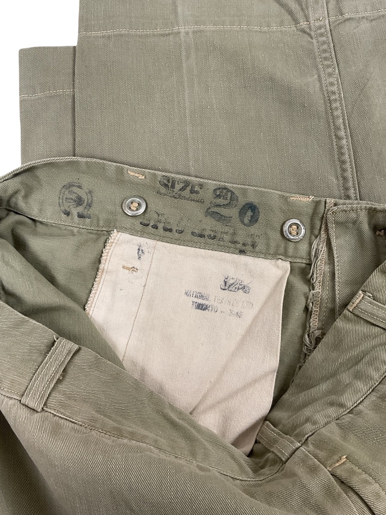 WW2 Canadian Army Tropical Trousers Pants Dated 1945 Size 20 WW2 Canadian Army Tropical Trousers Pants Dated 1945 Size 20