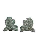 Canadian Essex and Kent Scottish Collars Insignia Pair