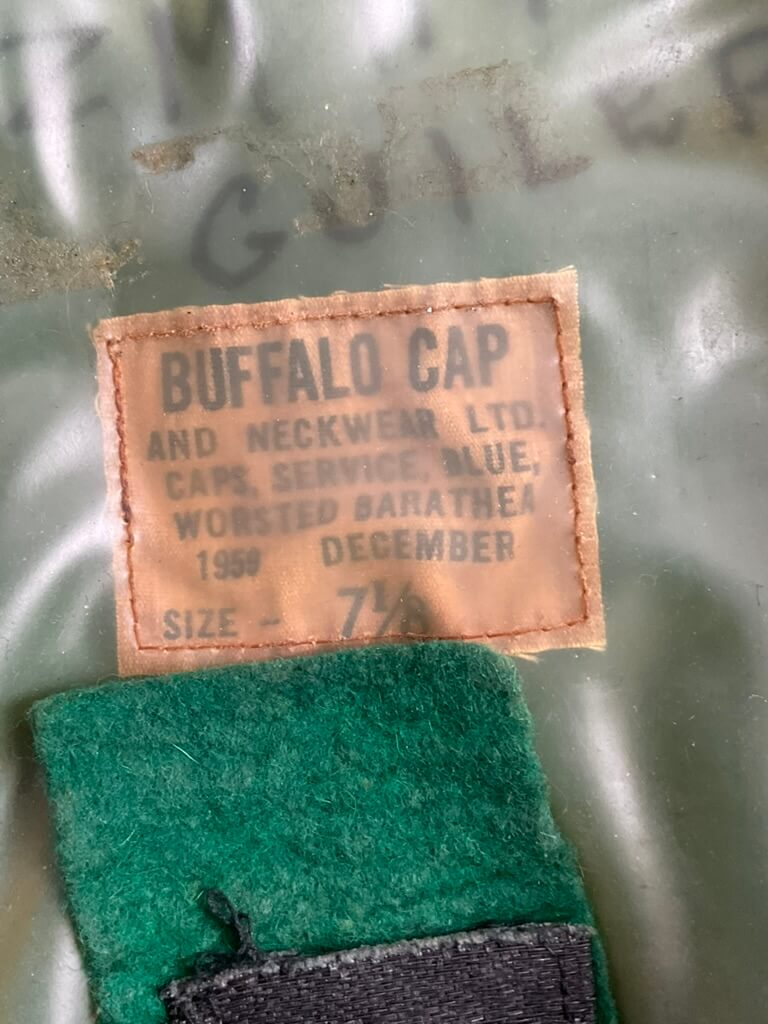 Royal Canadian Army Pay Corps Peak Cap Hat Size 7 1/8 Royal Canadian Army Pay Corps Peak Cap Hat Size 7 1/8