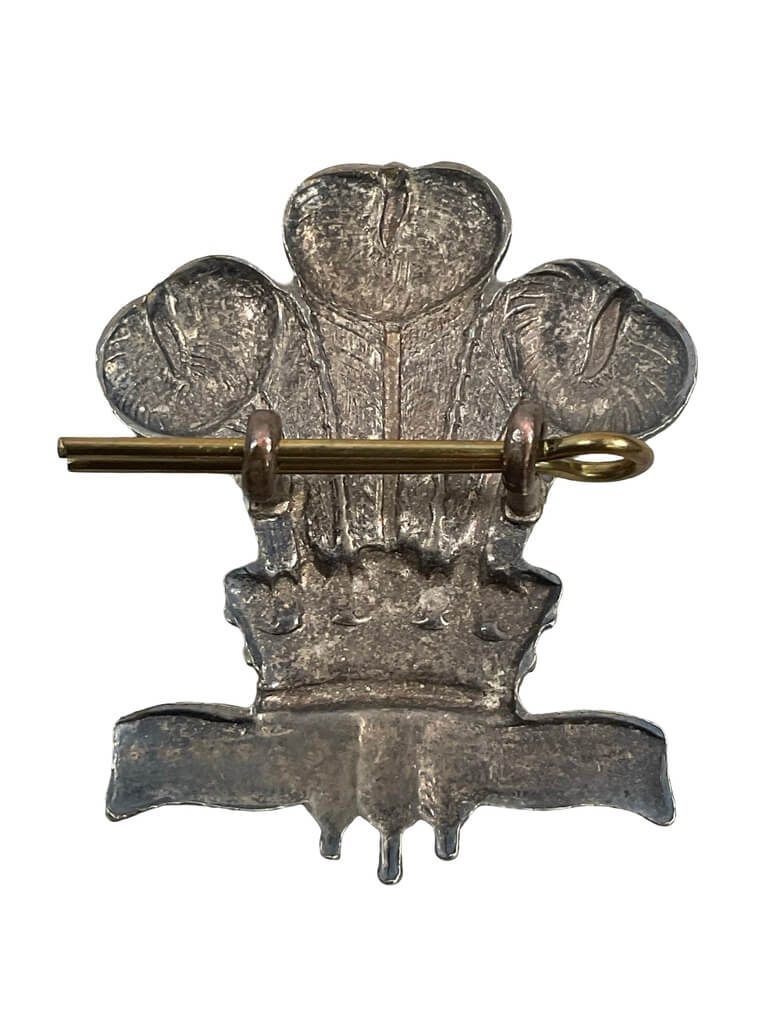 WW1 British BEF Royal Regiment of Wales Welsh Officer's Cap Badge WW1 British BEF Royal Regiment of Wales Welsh Officer's Cap Badge