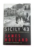 WW2 US British Canadian Sicily '43 First Assault of Fortress Europe Used Hardcover Reference Book