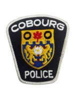 Canadian Cobourg Ontario White Border Police Patch Canadian Cobourg Ontario White Border Police Patch
