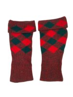 British Canadian Red and Green Diced Half Hose