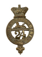 British 24th 2nd Warwickshire Regiment of Foot Glengarry Cap Badge