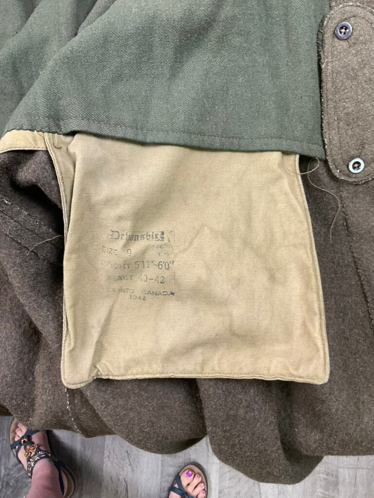 WW2 Canadian Army Greatcoat Size 9 Dated 1942 With CANADA Titles WW2 Canadian Army Greatcoat Size 9 Dated 1942 With CANADA Titles