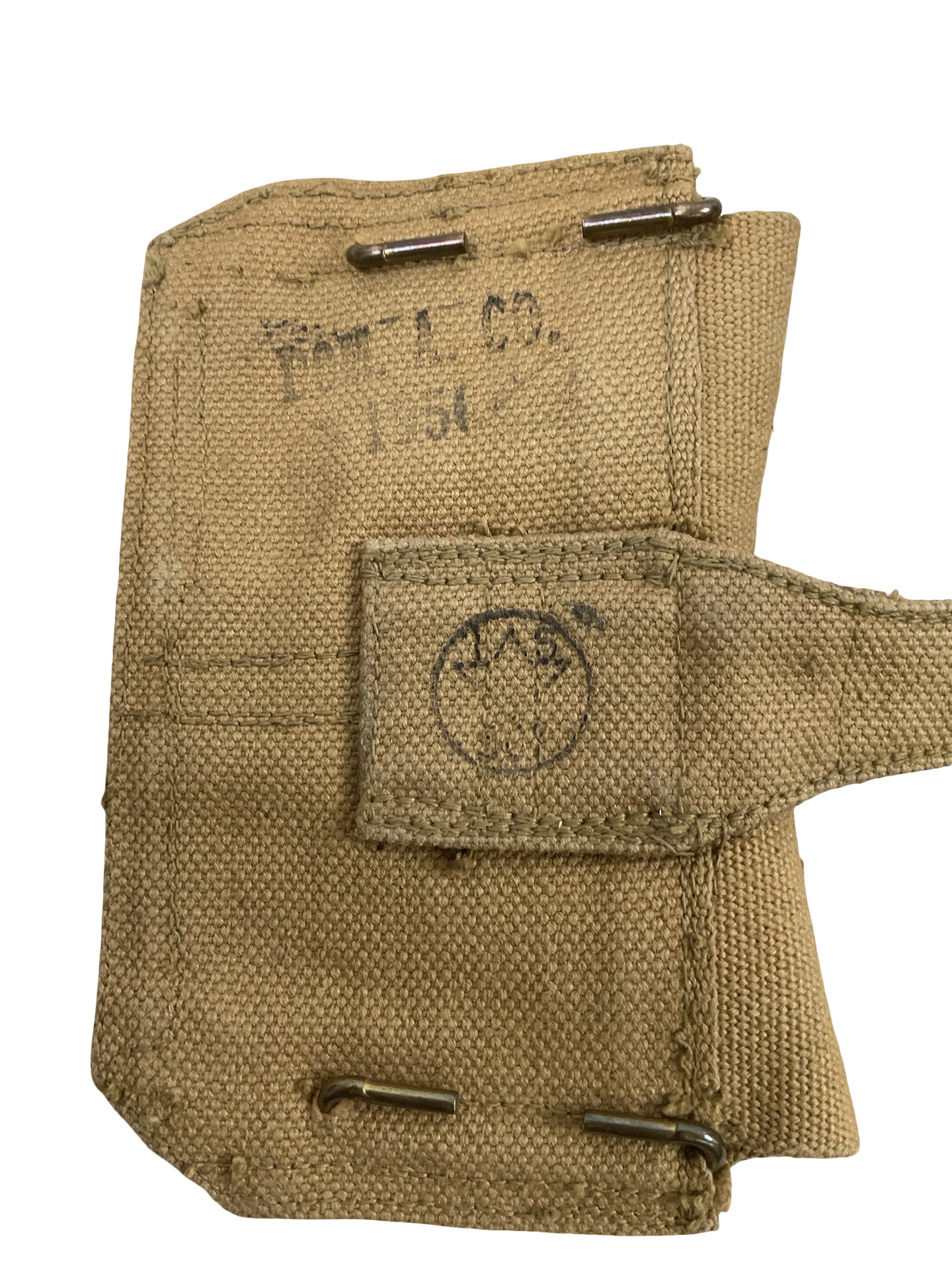 Canadian Army Korean War P37 Ammo Pouches Pair Canadian Army Korean War P37 Ammo Pouches Pair