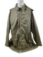 Canadian Forces Rain Jacket Size Regular X Large Dated 1972 With Hood Size 8 Medium Long Dated 1971