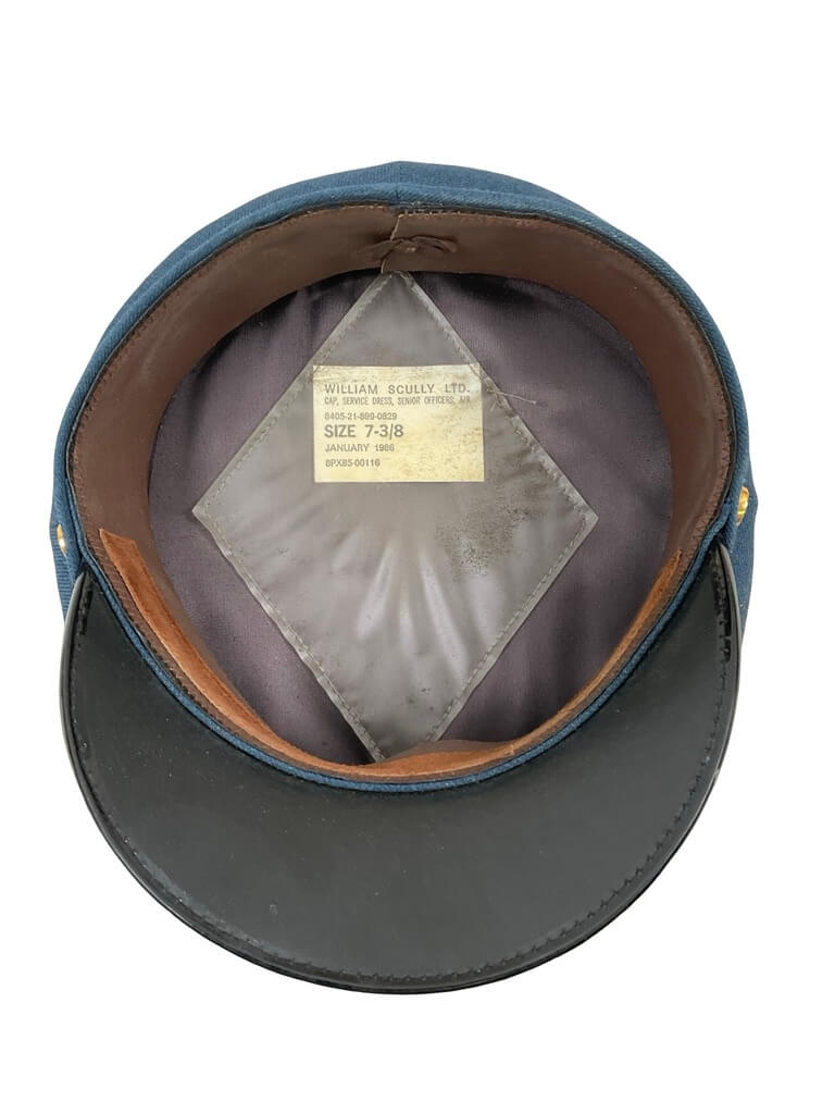 Canadian Forces RCAF Senior Officer's Peak Cap Hat Size 7 3/8 Canadian Forces RCAF Senior Officer's Peak Cap Hat Size 7 3/8