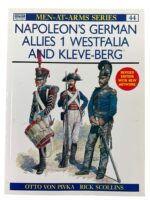 French Napoleon's German Allies 1 Westfalia and Kleve-Berg Osprey Men At Arms No 44 Used Softcover Reference Book