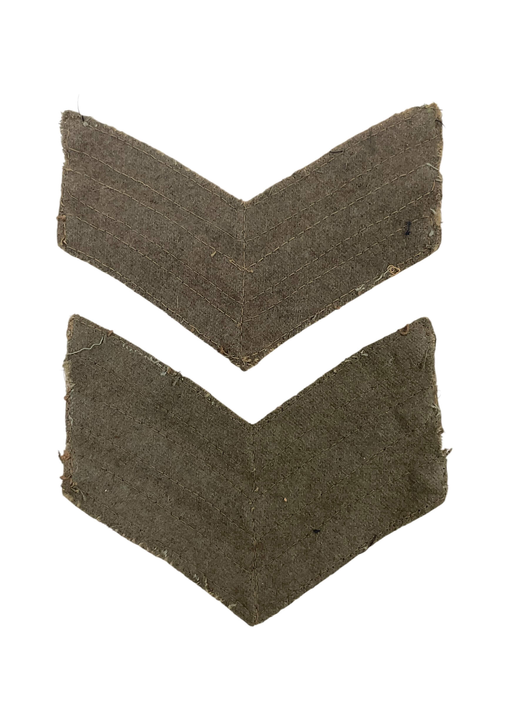 WW2 British Army Sergeant Rank Insignia Pair WW2 British Army Sergeant Rank Insignia Pair