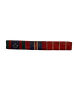 WW2 Canadian 3 Place Medal Ribbon Bar With CD