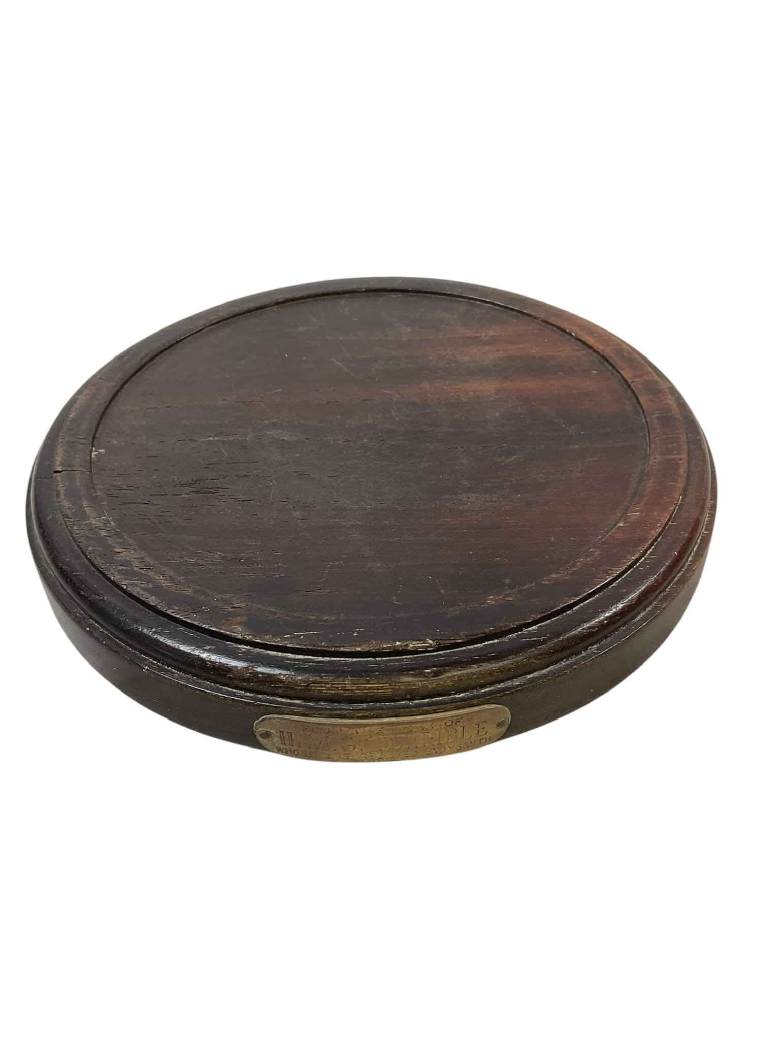 WW1 British RN H.M.S. Terrible Teak Display Base WW1 British RN H.M.S. Terrible Teak Display Base