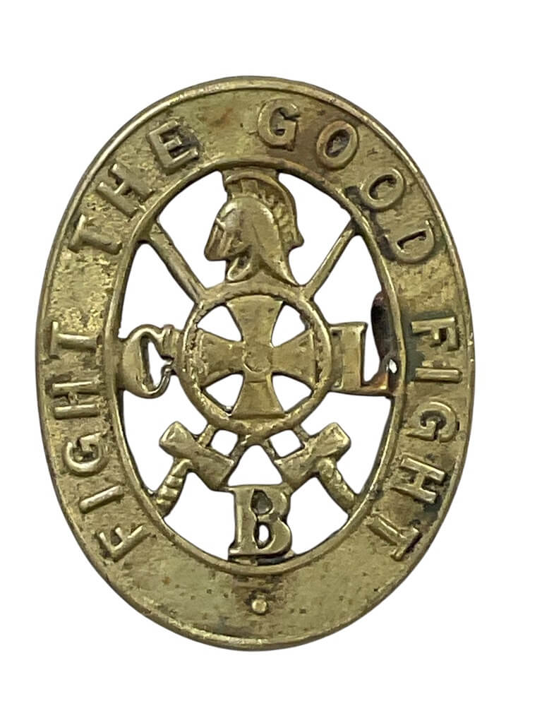 WW1 British BEF Church Lads' Brigade Cap Badge WW1 British BEF Church Lads' Brigade Cap Badge