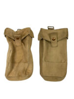 WW2 Canadian Army P37 Small Basic Pouches C Broad Arrowed Pair WW2 Canadian Army P37 Small Basic Pouches C Broad Arrowed Pair