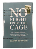 WW2 British RAF Bomber Command POW No Flight from the Cage Memoir Used Hardcover Reference Book