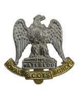 WW2 British Army Royal Scots Greys Cap Badge