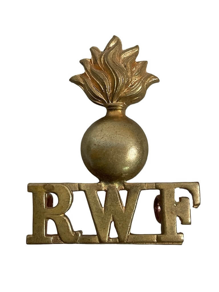 WW2 British The Royal Welch Fusiliers RWF Shoulder Title Insignia Single WW2 British The Royal Welch Fusiliers RWF Shoulder Title Insignia Single