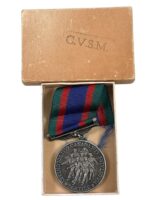 WW2 Canadian Volunteer Service Medal (CVSM) Full Size In Box