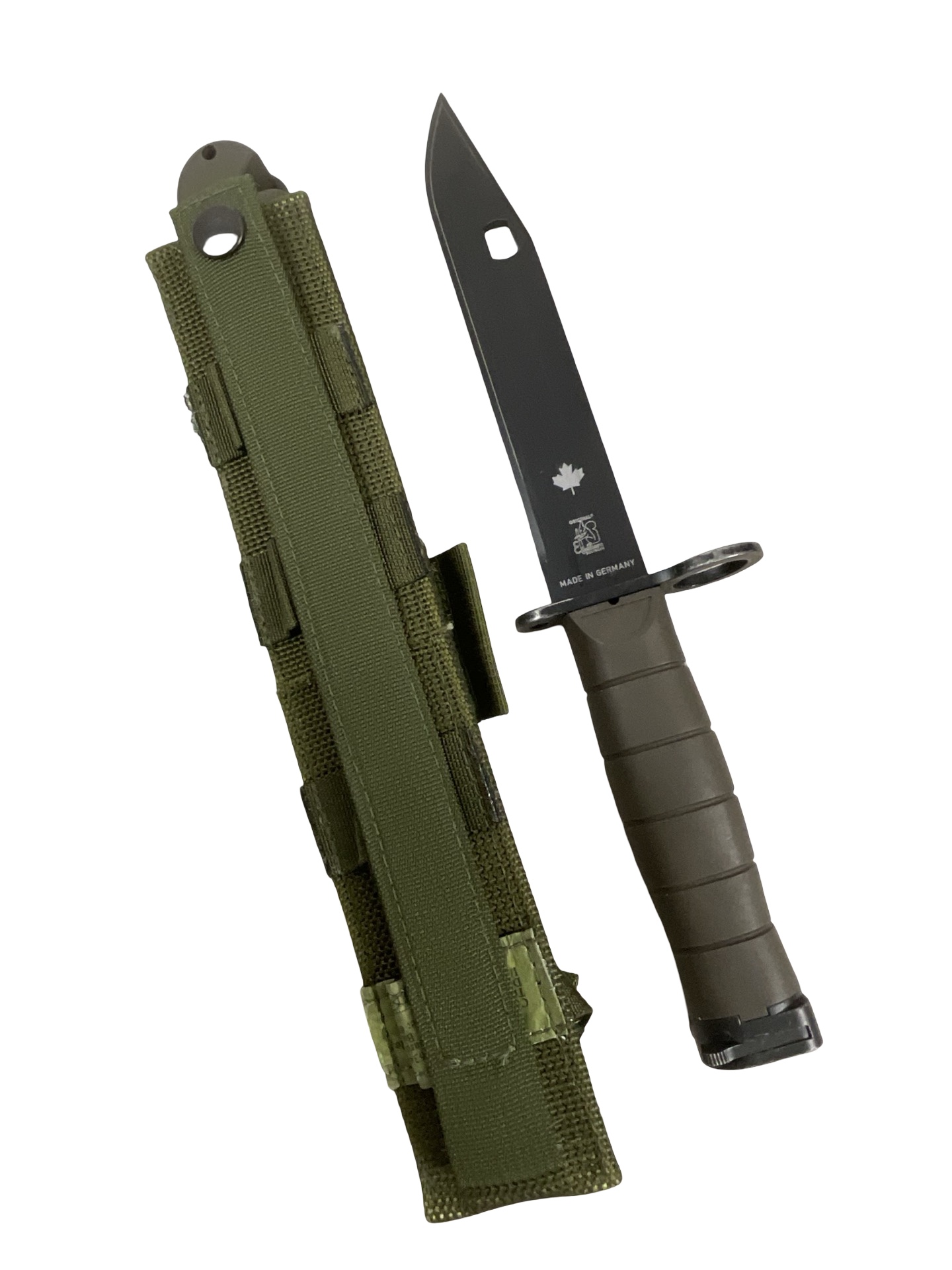 Canadian Forces C7 Eickhorn Bayonet with Scabbard Canadian Forces C7 Eickhorn Bayonet with Scabbard