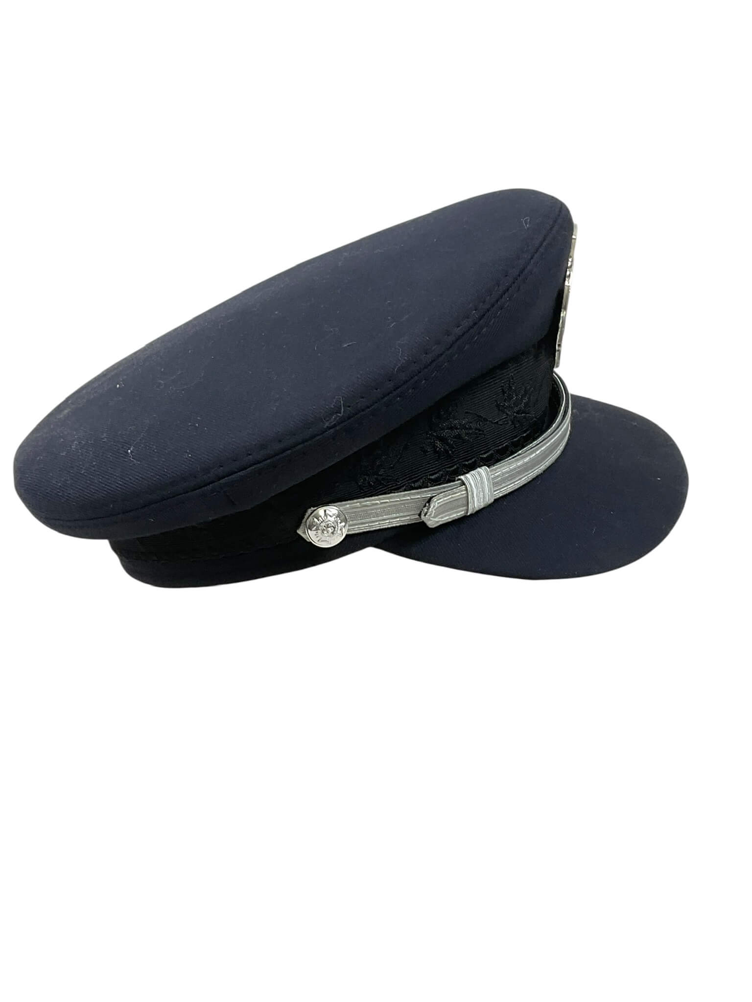 Canadian Fire Department Peak Cap Hat With Badge Size 7 1/8 Canadian Fire Department Peak Cap Hat With Badge Size 7 1/8