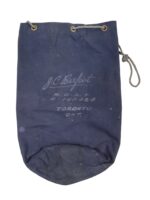 WW2 Canadian RCAF Named Duffle Bag 23" X 13 1/2"