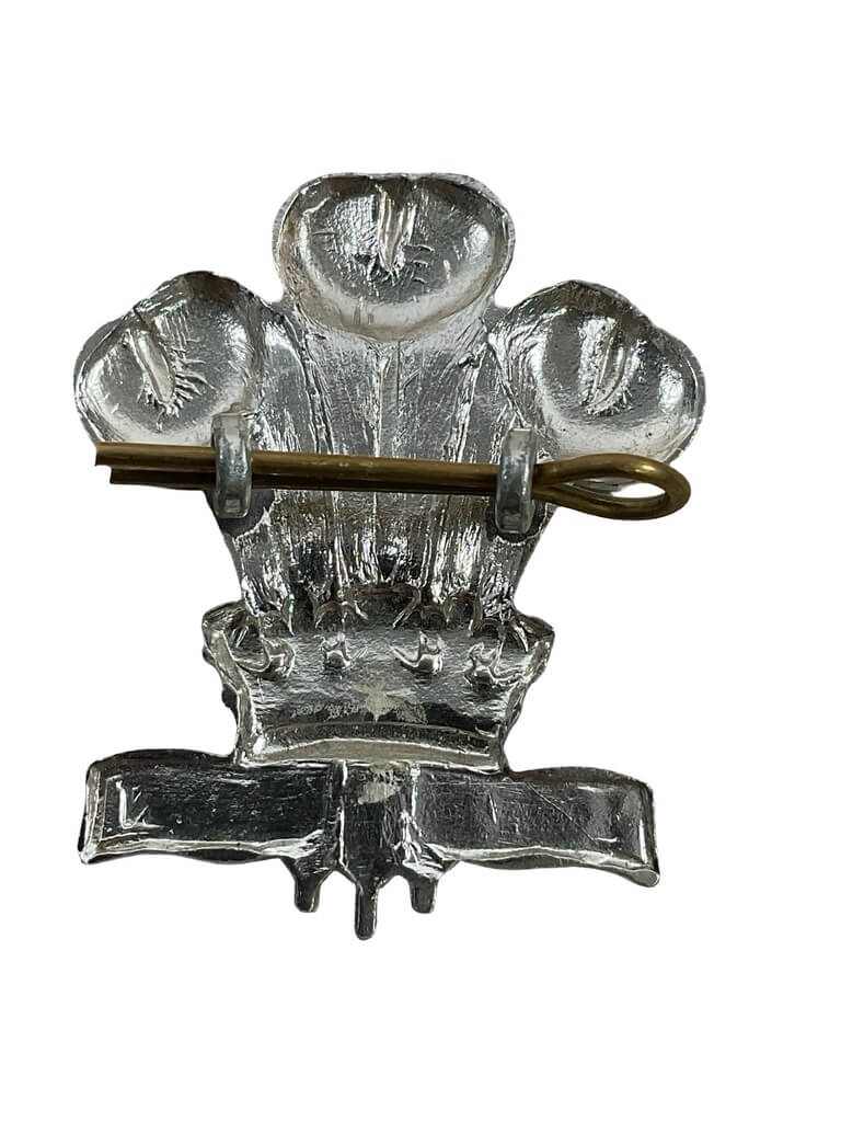 British The Royal Regiment of Wales Staybright Cap Badge British The Royal Regiment of Wales Staybright Cap Badge