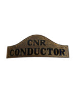 Canadian National Railway CNR Conductor Brass Plate 3 1/2" X 1 1/4" Canadian National Railway CNR Conductor Brass Plate 3 1/2" X 1 1/4"