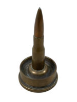 WW2 Canadian 40mm Bofors Trench Art Ashtray Dated 1942