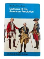 Uniforms of the American Revolution Blandford Used Hardcover Reference Book