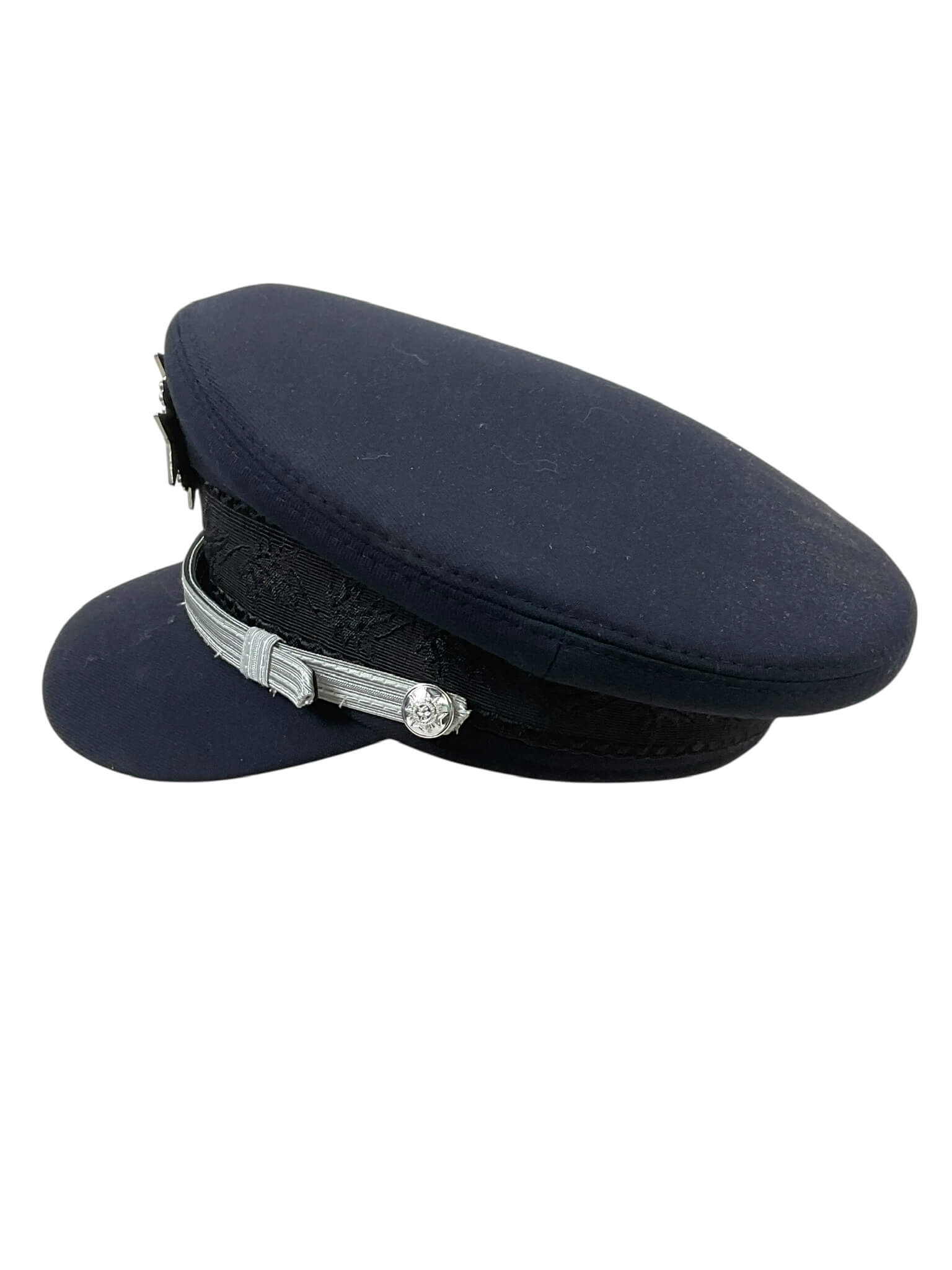 Canadian Fire Department Peak Cap Hat With Badge Size 7 1/8 Canadian Fire Department Peak Cap Hat With Badge Size 7 1/8