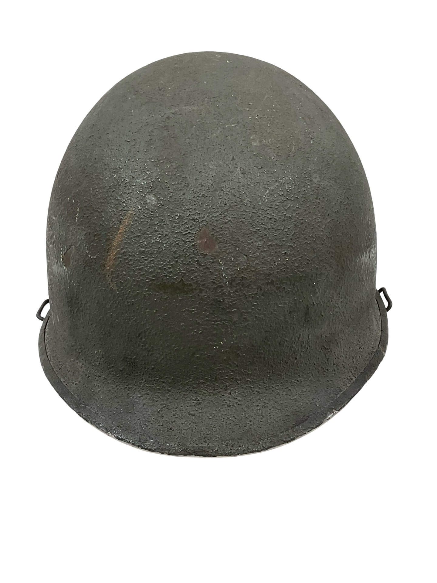 WW2 US M1 Helmet Rear Seam Swivel Bale With Liner WW2 US M1 Helmet Rear Seam Swivel Bale With Liner