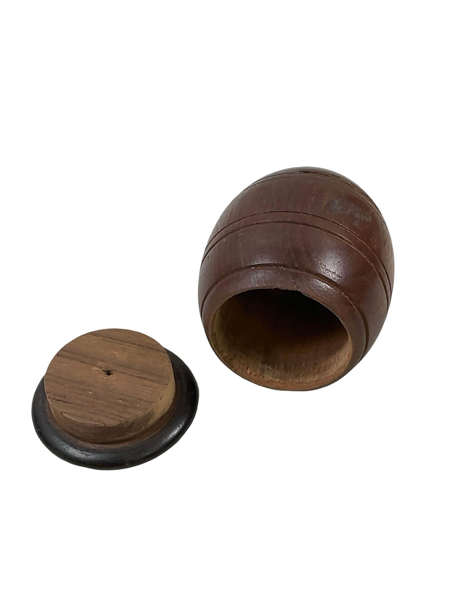 WW1 British RN H.M.S. Terrible Teak Coin Bank WW1 British RN H.M.S. Terrible Teak Coin Bank
