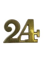 Canadian 24th Kent Regiment of Infantry Pillbox Cap Badge