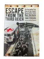 WW2 Swedish Escape From the Third Reich Sune Persson Used Hardcover Reference Book