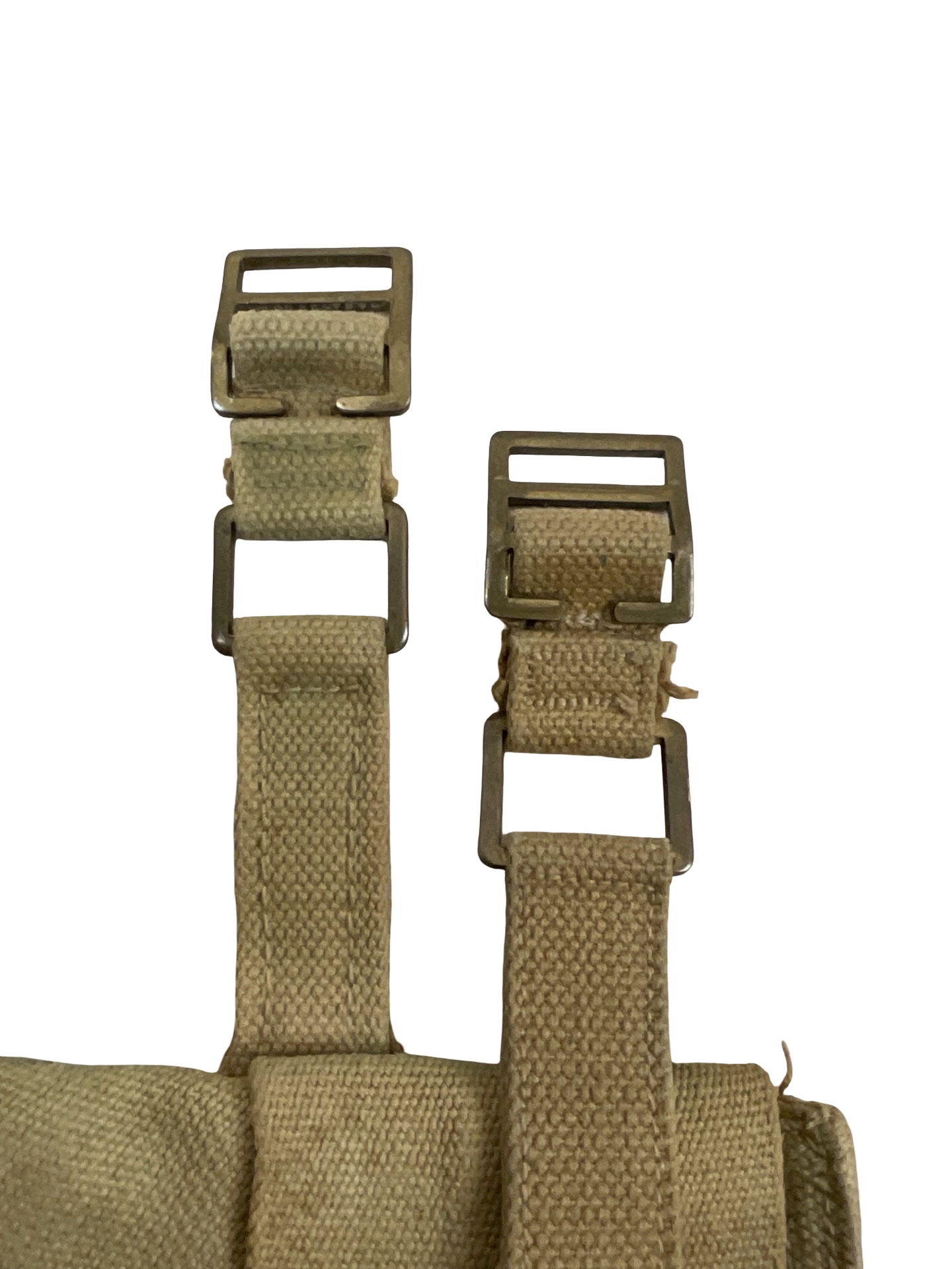 WW2 Canadian P37 Ammo Pouches Pair C Broad Arrowed WW2 Canadian P37 Ammo Pouches Pair C Broad Arrowed