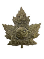WW1 Canadian CEF 52nd Battlaion Cap Badge WW1 Canadian CEF 52nd Battlaion Cap Badge